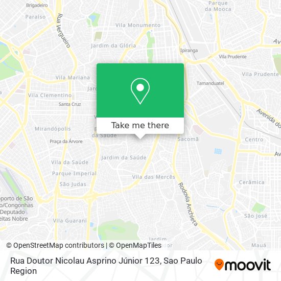 Rua Doutor Nicolau Asprino Júnior 123 map