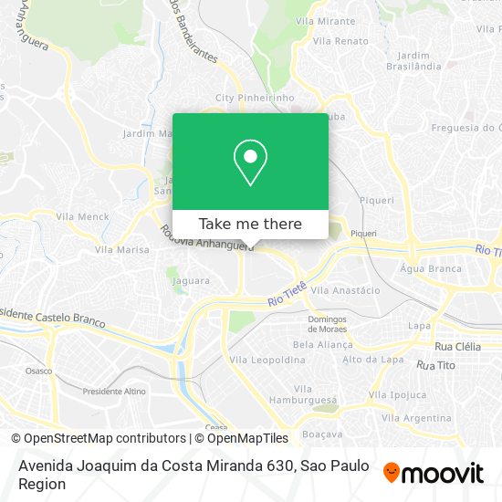 Avenida Joaquim da Costa Miranda 630 map