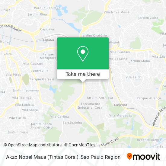 Akzo Nobel Maua (Tintas Coral) map