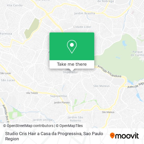 Studio Cris Hair a Casa da Progressiva map