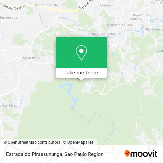 Estrada do Pirassununga map