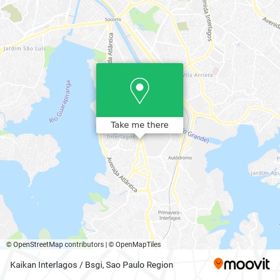 Mapa Kaikan Interlagos / Bsgi