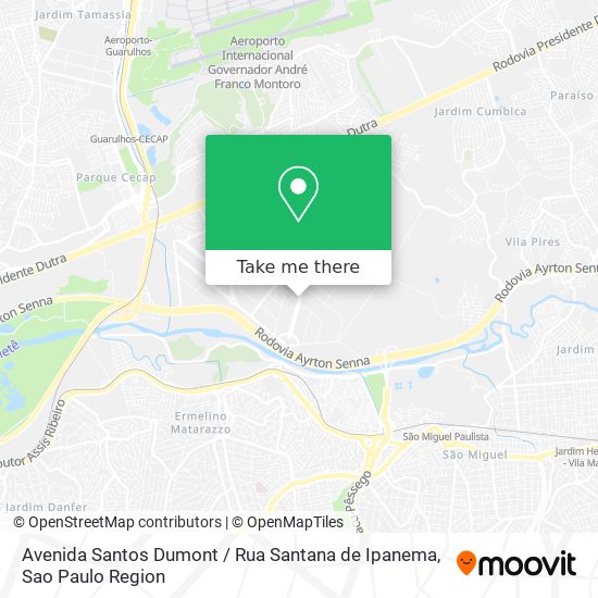 Avenida Santos Dumont / Rua Santana de Ipanema map
