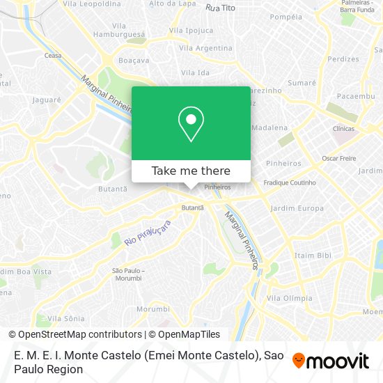 E. M. E. I. Monte Castelo (Emei Monte Castelo) map