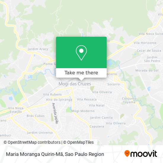 Mapa Maria Moranga Quirin-Mã