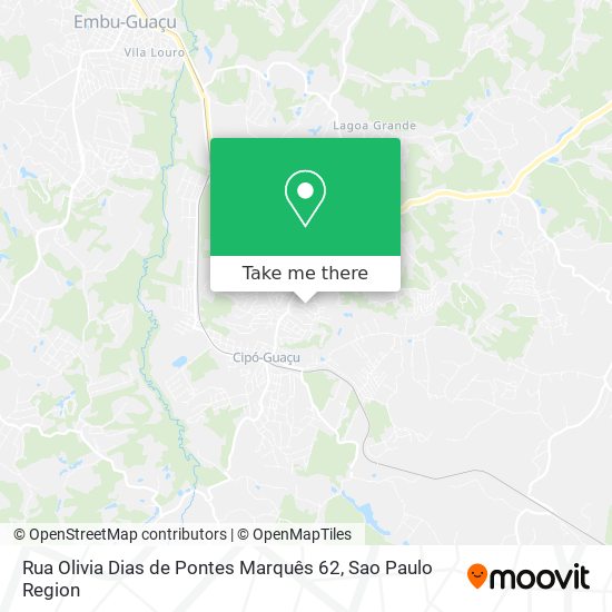 Mapa Rua Olivia Dias de Pontes Marquês 62