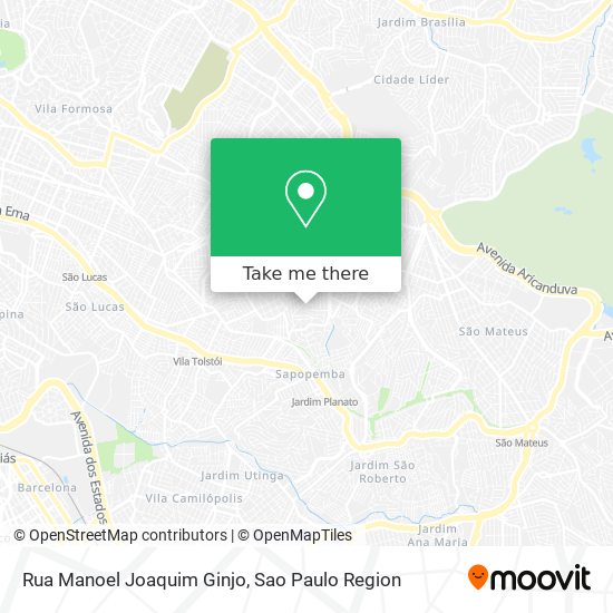 Rua Manoel Joaquim Ginjo map