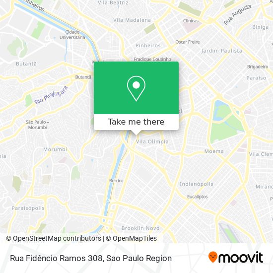 Mapa Rua Fidêncio Ramos 308