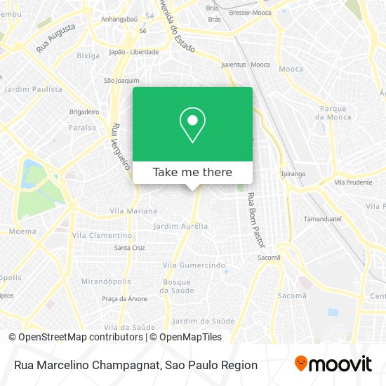 Mapa Rua Marcelino Champagnat