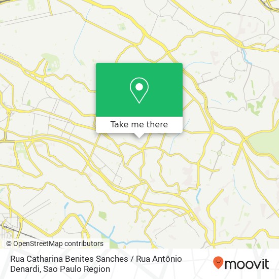 Mapa Rua Catharina Benites Sanches / Rua Antônio Denardi