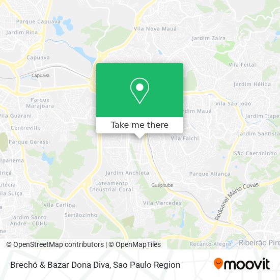 Brechó & Bazar Dona Diva map