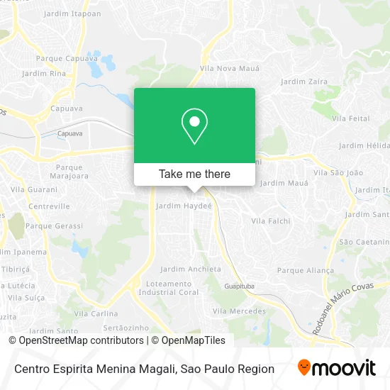 Centro Espirita Menina Magali map