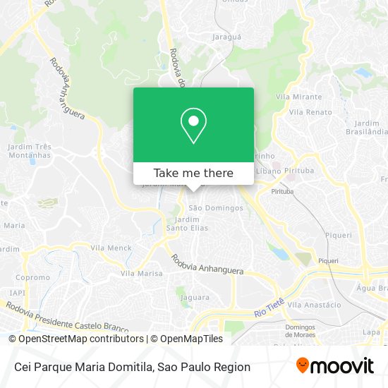 Cei Parque Maria Domitila map
