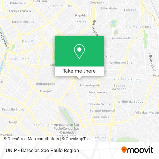 UNIP - Barcelar map
