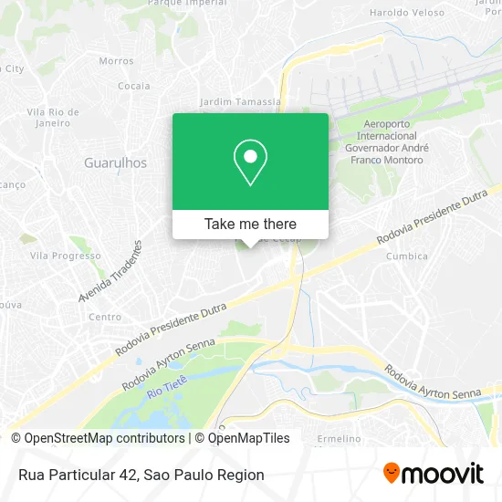 Rua Particular 42 map