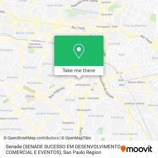 Mapa Senade (SENADE SUCESSO EM DESENVOLVIMENTO COMERCIAL E EVENTOS)