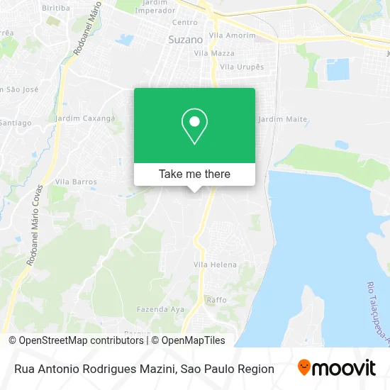 Rua Antonio Rodrigues Mazini map