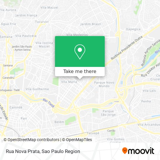 Rua Nova Prata map