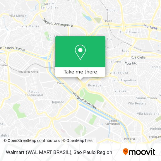 Mapa Walmart (WAL MART BRASIL)