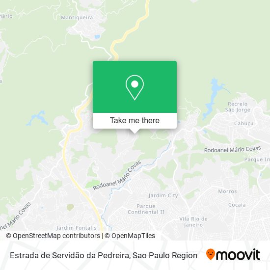 Estrada de Servidão da Pedreira map