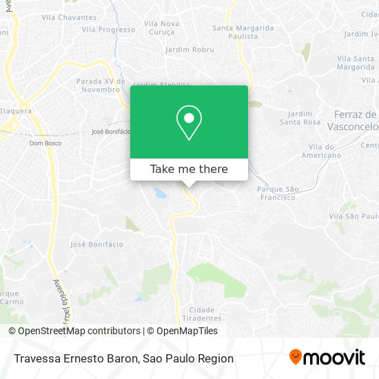Travessa Ernesto Baron map