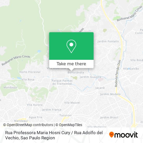 Rua Professora Maria Hosni Cury / Rua Adolfo del Vechio map