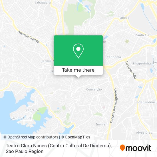 Teatro Clara Nunes (Centro Cultural De Diadema) map