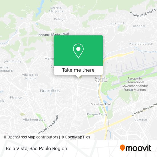 Mapa Bela Vista