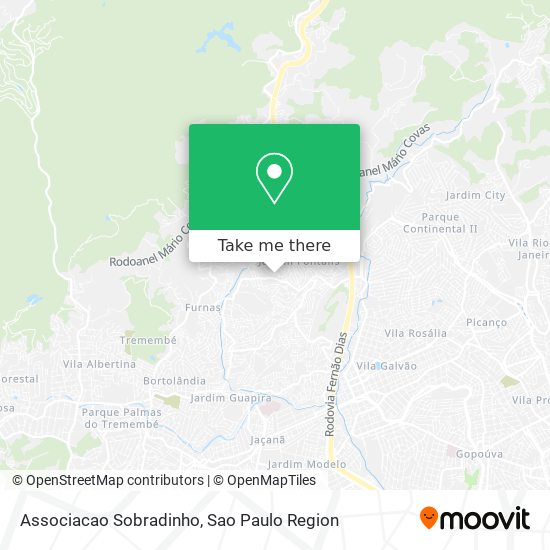 Mapa Associacao Sobradinho