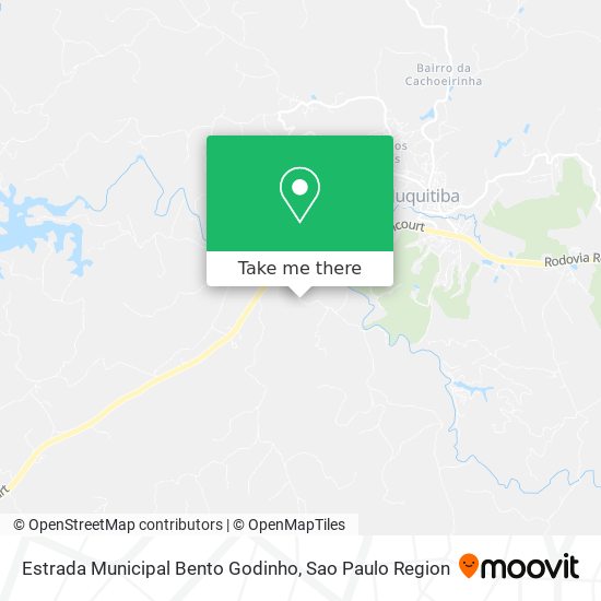 Mapa Estrada Municipal Bento Godinho