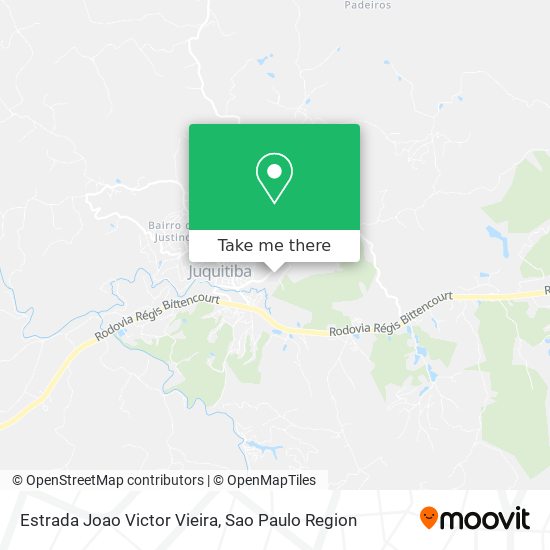 Estrada Joao Victor Vieira map