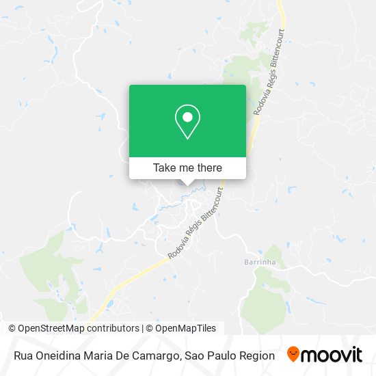 Rua Oneidina Maria De Camargo map