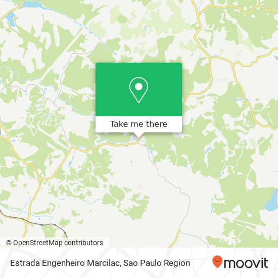 Mapa Estrada Engenheiro Marcilac