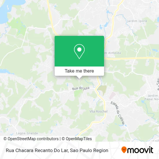 Rua Chacara Recanto Do Lar map