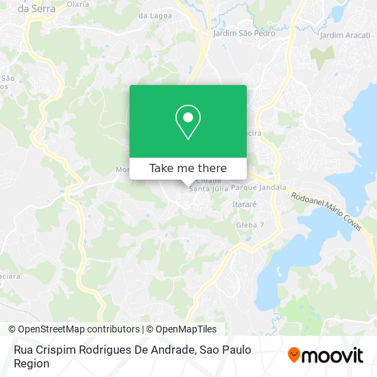 Rua Crispim Rodrigues De Andrade map