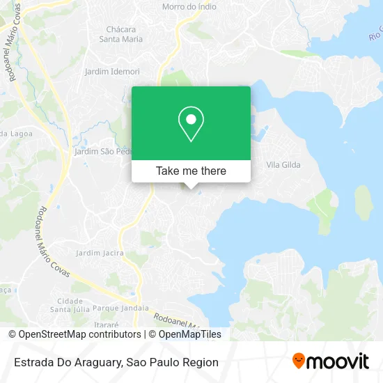 Estrada Do Araguary map