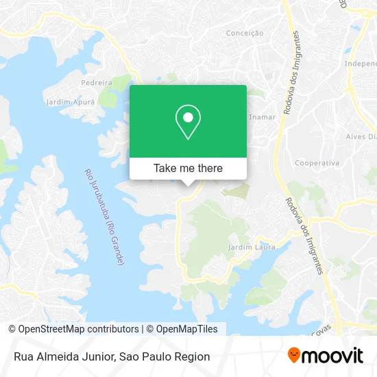 Rua Almeida Junior map