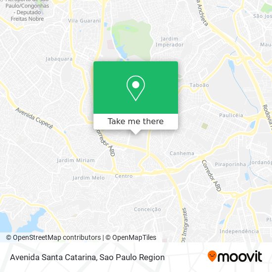 Avenida Santa Catarina map