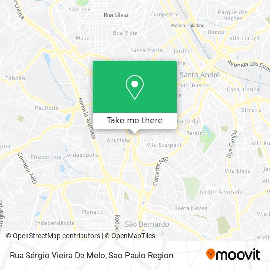 Rua Sérgio Vieira De Melo map