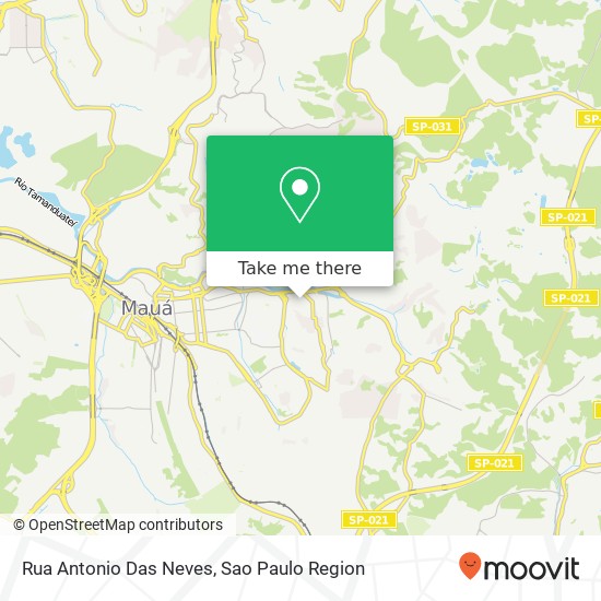 Mapa Rua Antonio Das Neves