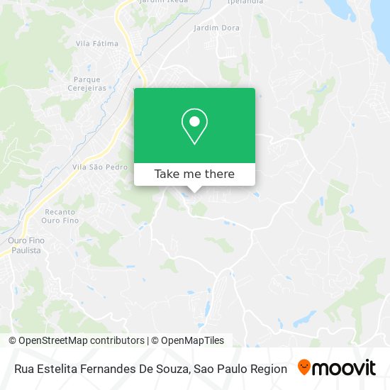 Rua Estelita Fernandes De Souza map
