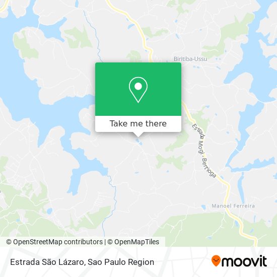 Estrada São Lázaro map