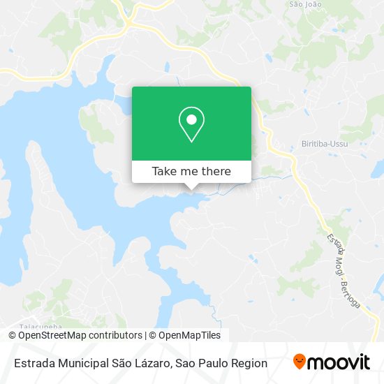 Estrada Municipal São Lázaro map
