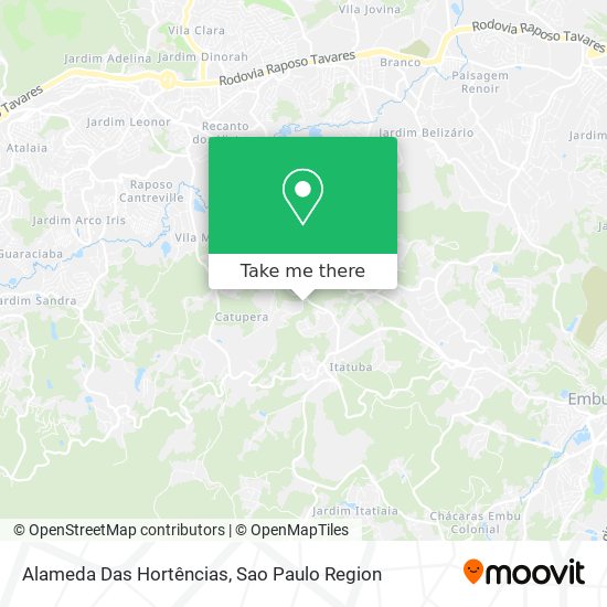 Alameda Das Hortências map