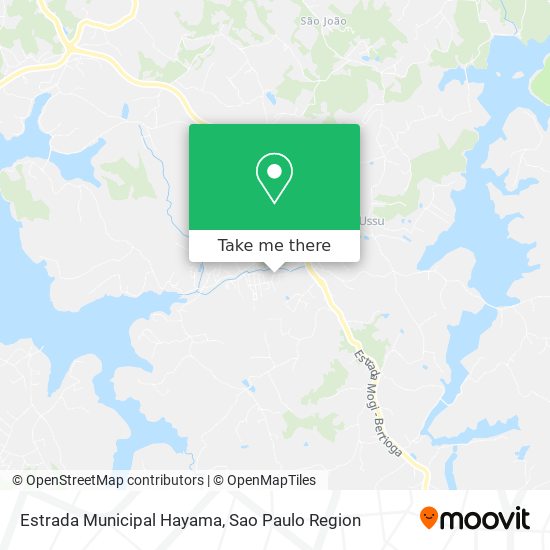 Estrada Municipal Hayama map
