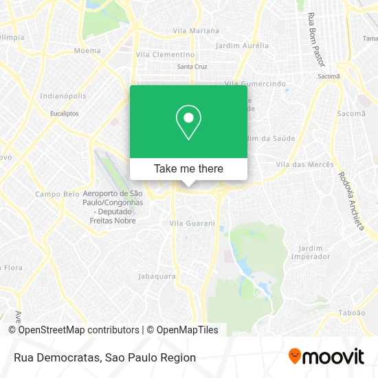 Rua Democratas map
