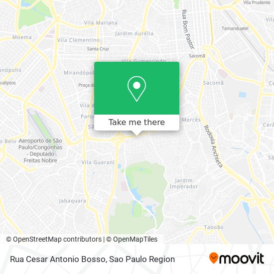 Rua Cesar Antonio Bosso map