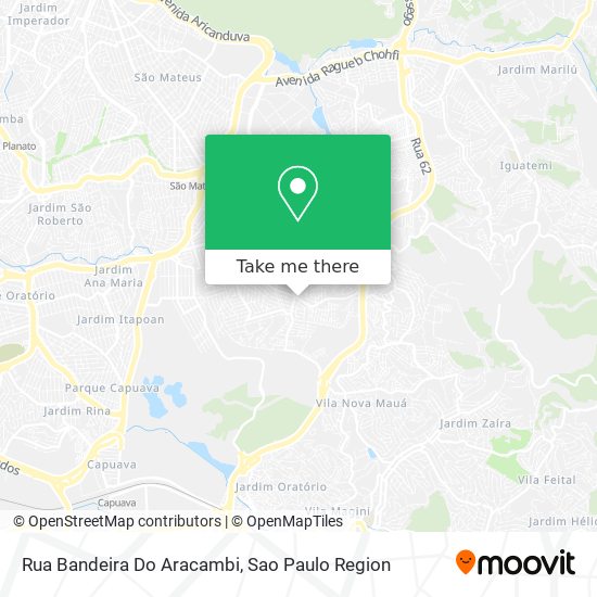 Rua Bandeira Do Aracambi map