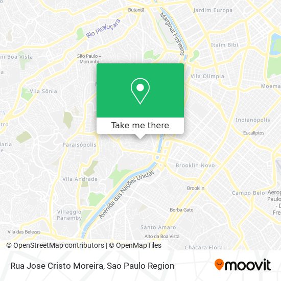 Rua Jose Cristo Moreira map