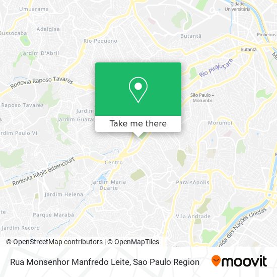 Rua Monsenhor Manfredo Leite map